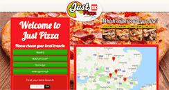 Desktop Screenshot of justpizzauk.com